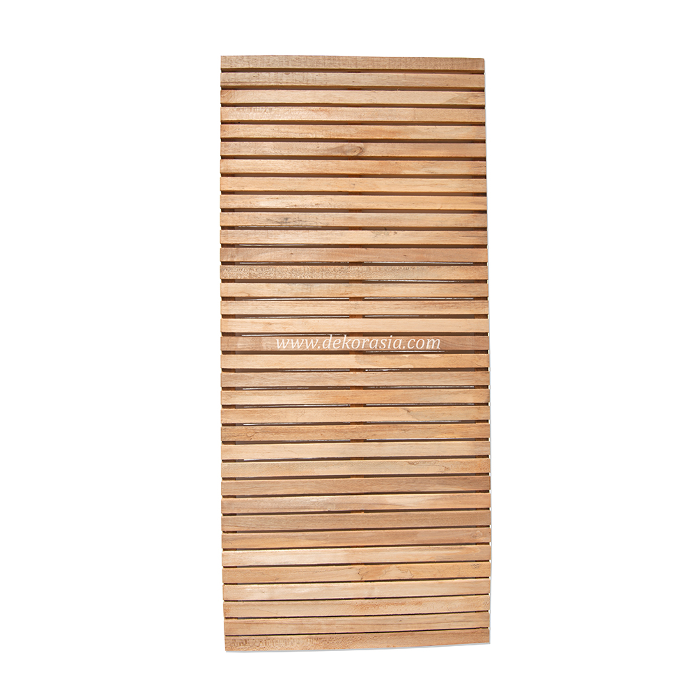 Horizontal Wood Screen, Wood Panels Kruing / Merbau, Home Decoration Wood Fence